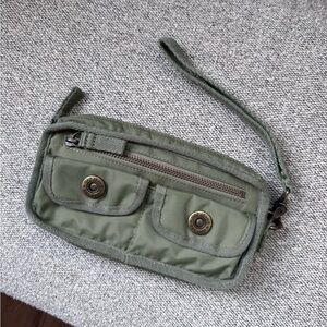 GAP Olive Green Women's Wristlet Clutch